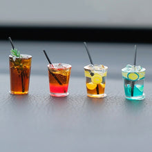 Load image into Gallery viewer, Car Decoration Mini Drink Cup Iced Americano Iced Black Tea Cute Car Console Decoration Mini Decoration
