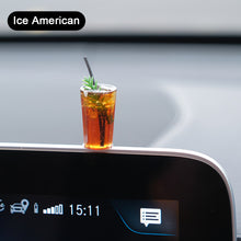 Load image into Gallery viewer, Car Decoration Mini Drink Cup Iced Americano Iced Black Tea Cute Car Console Decoration Mini Decoration
