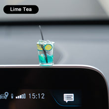 Load image into Gallery viewer, Car Decoration Mini Drink Cup Iced Americano Iced Black Tea Cute Car Console Decoration Mini Decoration
