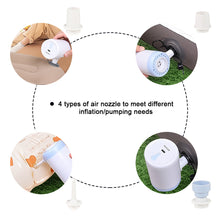 Load image into Gallery viewer, Wireless Charging Air Pump Portable Outdoor Camping Air Bed Inflatable Mini Electric Air Pump
