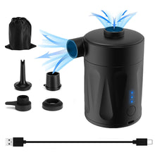 Load image into Gallery viewer, Portable Electric Storage Pump Outdoor Wireless Swimming Pool Inflatable Boat Inflatable Bed Vacuum Compression Bag Extraction Air Pump
