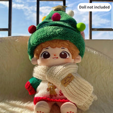 Load image into Gallery viewer, 20CM Cotton Doll Christmas Set Cartoon Plush Doll Replacement Outfit Lolita Dress Playing House Accessories Mini Clothes
