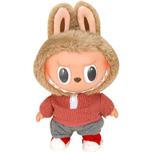 Load image into Gallery viewer, For 37cm Labubu Doll Shirts Sweater Hat Cartoon Plush Doll Replacement Outfit Playing House Accessories Mini Clothes
