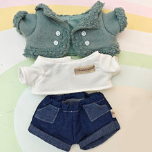 Load image into Gallery viewer, For 37cm Labubu Doll Shirts Sweater Hat Cartoon Plush Doll Replacement Outfit Playing House Accessories Mini Clothes
