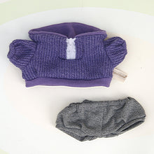 Load image into Gallery viewer, For 37cm Labubu Doll Shirts Sweater Hat Cartoon Plush Doll Replacement Outfit Playing House Accessories Mini Clothes
