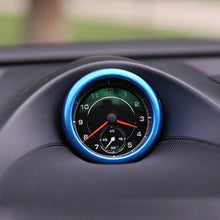 Load image into Gallery viewer, Aluminium Alloy Car Clock Decoration Ring Stopwatch Compass Stopwatch Sticker Decoration Trim For Porsche Cayenne Macan Panamera 911 718
