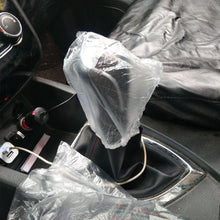 Load image into Gallery viewer, 50pcs Disposable Universal Car Transparent Steering Wheel Cover Gear Cover Elastic Waterproof Plastic Safety Isolation Protection Cover
