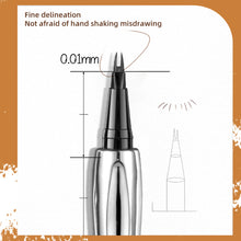 Load image into Gallery viewer, Three-dimensional Two Nib Eyebrow Pencil Waterproof Sweatproof Non-smudging Multifunctional Natural Eyebrow Pencil Cosmetics
