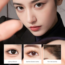 Load image into Gallery viewer, Two Nib Curved Eyebrow Pencil Waterproof Sweatproof Non-smudging Multifunctional Natural Eyebrow Pencil Makeup Cosmetics

