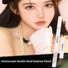 Load image into Gallery viewer, Three-dimensional Double Head Eyebrow Pencil Waterproof Sweatproof Long-lasting Anti-smudge Eyebrow Pencil Makeup Cosmetics
