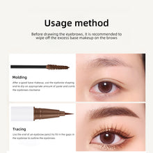 Load image into Gallery viewer, Three-dimensional Double Head Eyebrow Pencil Waterproof Sweatproof Long-lasting Anti-smudge Eyebrow Pencil Makeup Cosmetics
