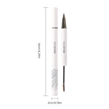 Load image into Gallery viewer, Three-dimensional Double Head Eyebrow Pencil Waterproof Sweatproof Long-lasting Natural Two Nib Eyebrow Pencil Eye Makeup Cosmetics
