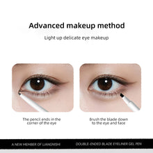 Load image into Gallery viewer, Double-ended Gel Eyeliner Waterproof Sweatproof Non-smudging Long-lasting Eyeliner With Brush Natural Eye Makeup Cosmetics
