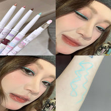 Load image into Gallery viewer, Colored Pearlescent Eyeliner Gel Pen Waterproof Sweatproof Long-lasting Dual Ended Eyeliner Convenient Eye Makeup Cosmetics

