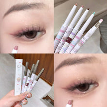 Load image into Gallery viewer, Colored Pearlescent Eyeliner Gel Pen Waterproof Sweatproof Long-lasting Dual Ended Eyeliner Convenient Eye Makeup Cosmetics
