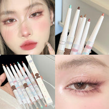 Load image into Gallery viewer, Colored Pearlescent Eyeliner Gel Pen Waterproof Sweatproof Long-lasting Dual Ended Eyeliner Convenient Eye Makeup Cosmetics
