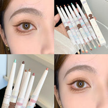 Load image into Gallery viewer, Colored Pearlescent Eyeliner Gel Pen Waterproof Sweatproof Long-lasting Dual Ended Eyeliner Convenient Eye Makeup Cosmetics
