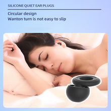 Load image into Gallery viewer, Soft Silicone Noise Reduction Earplugs Reusable Anti-Noise Soundproof Earplugs Comfortable Washable Sleeping Earplugs
