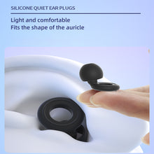 Load image into Gallery viewer, Soft Silicone Noise Reduction Earplugs Reusable Anti-Noise Soundproof Earplugs Comfortable Washable Sleeping Earplugs

