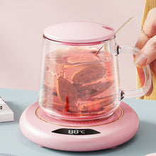 Load image into Gallery viewer, Thermostatic Heating Coaster Cup Heater Mug Warmer 3 Gear 75°C Hot Tea Makers Electric Mini Induction Cooker Coffee Heating Pad

