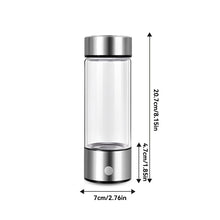 Load image into Gallery viewer, 420ml Hydrogen-Rich Water Cup Electric Hydrogen Rich Water Generator Bottle Titanium Quality Filter Portable Antioxidant Lonizer
