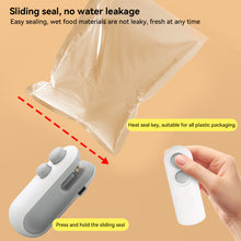 Load image into Gallery viewer, Mini Heat Bag Sealing Machine Package Sealer Bags Thermal Plastic Food Bag Closure Portable Sealer Packing Kitchen Accessories
