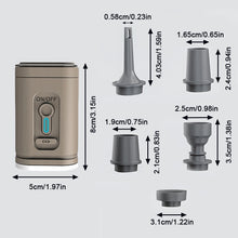 Load image into Gallery viewer, Electric Air Pump Portable Wireless Air Compressor Inflator/Deflator Pumps for Inflatable Cushions Air Beds Boat Swimming Ring
