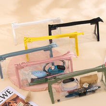 Load image into Gallery viewer, Transparent Pencil Case Large Capacity Simple Pen Bag Kawaii Cosmetic Bag School Study Stationery Office Supplies
