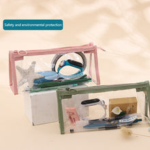 Load image into Gallery viewer, Transparent Pencil Case Large Capacity Simple Pen Bag Kawaii Cosmetic Bag School Study Stationery Office Supplies
