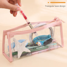 Load image into Gallery viewer, Transparent Pencil Case Large Capacity Simple Pen Bag Kawaii Cosmetic Bag School Study Stationery Office Supplies
