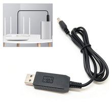 Load image into Gallery viewer, USB power boost line DC 5V to DC 5V 9V 12V Step UP Module USB Converter Adapter Cable 2.1x5.5mm Male Connector Converter
