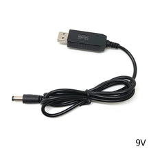 Load image into Gallery viewer, USB power boost line DC 5V to DC 5V 9V 12V Step UP Module USB Converter Adapter Cable 2.1x5.5mm Male Connector Converter
