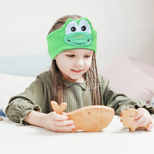 Load image into Gallery viewer, Soft Elastic Comfortable Wireless Music Earphones Kids Animal Sleeping Headphones Eye Mask Bluetooth V5.0 Headsets Headband
