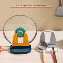 Load image into Gallery viewer, Pot Lid Rack Multifunctional Shovel Spoon Holder Stand Foldable Organizer for Fork Spatula Cover Rack Pan Storage Shelf Kitchen Accessories
