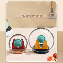 Load image into Gallery viewer, Pot Lid Rack Multifunctional Shovel Spoon Holder Stand Foldable Organizer for Fork Spatula Cover Rack Pan Storage Shelf Kitchen Accessories
