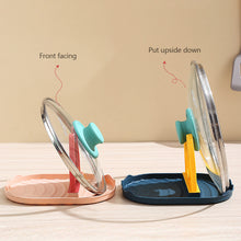 Load image into Gallery viewer, Pot Lid Rack Multifunctional Shovel Spoon Holder Stand Foldable Organizer for Fork Spatula Cover Rack Pan Storage Shelf Kitchen Accessories
