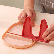 Load image into Gallery viewer, Pot Lid Rack Multifunctional Shovel Spoon Holder Stand Foldable Organizer for Fork Spatula Cover Rack Pan Storage Shelf Kitchen Accessories
