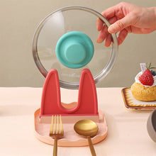 Load image into Gallery viewer, Pot Lid Rack Multifunctional Shovel Spoon Holder Stand Foldable Organizer for Fork Spatula Cover Rack Pan Storage Shelf Kitchen Accessories
