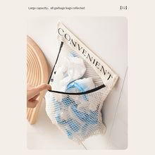 Load image into Gallery viewer, Large-capacity Garbage Bag Holder Hanging Mesh Bags Wall-Mounted Fruit Organizer Storage Tools Sundries Bag Net Kitchen Cabinet Accessories
