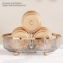Load image into Gallery viewer, Multifunctional 360 Rotating Tray Kitchen Storage Spice Rack Round Turntable With Storage Organizer Non-Slip Cosmetic Storage Box Kitchen Accessories
