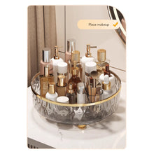 Load image into Gallery viewer, Multifunctional 360 Rotating Tray Kitchen Storage Spice Rack Round Turntable With Storage Organizer Non-Slip Cosmetic Storage Box Kitchen Accessories
