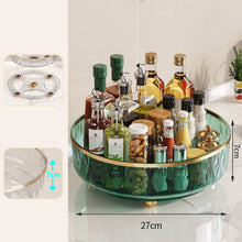 Load image into Gallery viewer, Multifunctional 360 Rotating Tray Kitchen Storage Spice Rack Round Turntable With Storage Organizer Non-Slip Cosmetic Storage Box Kitchen Accessories
