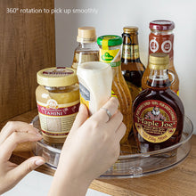 Load image into Gallery viewer, Multifunctional Turntable 360 Rotating Display Stand Seasoning Bottle Storage Spice Rack Transparent Round Organizer For Kitchen Bathroom
