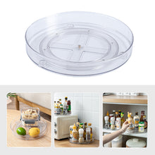 Load image into Gallery viewer, Multifunctional Turntable 360 Rotating Display Stand Seasoning Bottle Storage Spice Rack Transparent Round Organizer For Kitchen Bathroom
