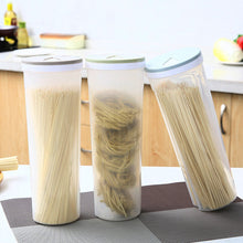 Load image into Gallery viewer, Food Storage Box Noodles Sealed Can Transparent Spaghetti Food Storage Bin Moisture-proof with Lid Noodle Tool Quantitative Divided Kitchen Accessories
