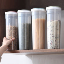 Load image into Gallery viewer, Food Storage Box Noodles Sealed Can Transparent Spaghetti Food Storage Bin Moisture-proof with Lid Noodle Tool Quantitative Divided Kitchen Accessories

