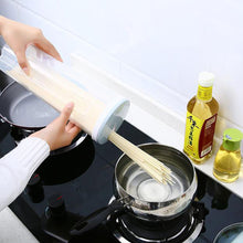 Load image into Gallery viewer, Food Storage Box Noodles Sealed Can Transparent Spaghetti Food Storage Bin Moisture-proof with Lid Noodle Tool Quantitative Divided Kitchen Accessories

