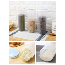 Load image into Gallery viewer, Food Storage Box Noodles Sealed Can Transparent Spaghetti Food Storage Bin Moisture-proof with Lid Noodle Tool Quantitative Divided Kitchen Accessories
