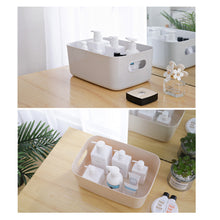 Load image into Gallery viewer, Rectangular Desktop Storage Basket Sundries Cosmetic Sorting Box Three Sizes Food Organizer Bin For Kitchen Bedroom Office Tool
