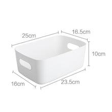 Load image into Gallery viewer, Rectangular Desktop Storage Basket Sundries Cosmetic Sorting Box Three Sizes Food Organizer Bin For Kitchen Bedroom Office Tool
